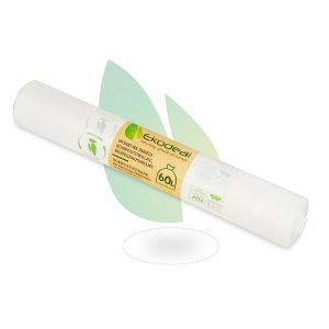 Biodegradable and compostable waste bags 60l – box of 30 rolls